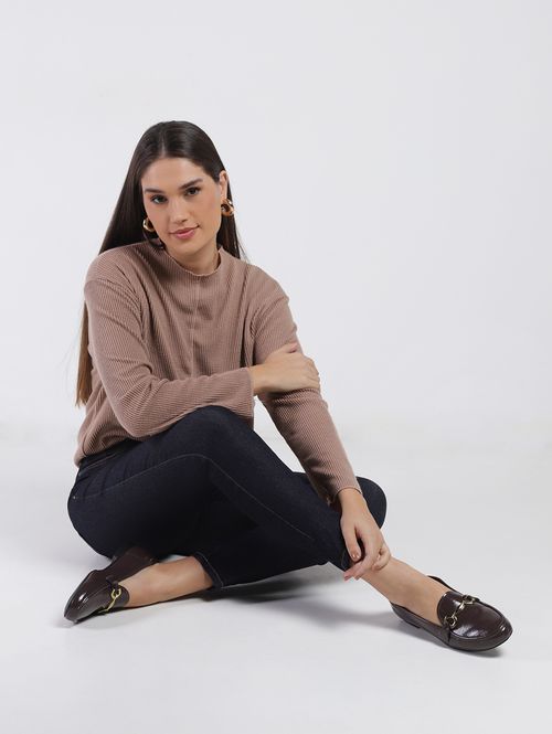 Calça Jeans Hot Pants Sawary Feminina AZUL