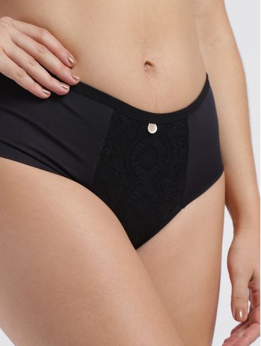 Calcinha Alta Feminina PRETO