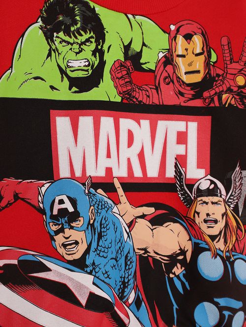 Moletom Avengers Infantil Para Menino - VERMELHO