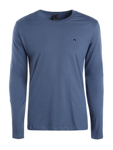 Camiseta Manga Longa Masculina AZUL