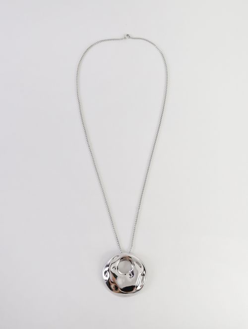 Colar Alongado Orgânico PRATA