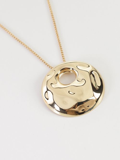 Colar Alongado Orgânico DOURADO