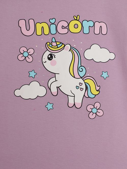 Blusa Manga Longa Infantil Para Menina - LILAS