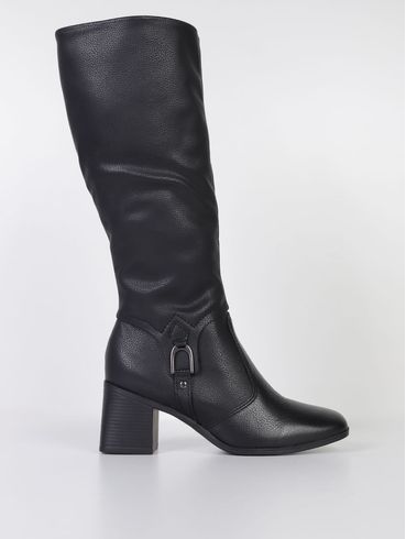 Bota Cano Médio Botgiovana Bottero Feminina PRETO