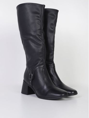 Bota Cano Médio Botgiovana Bottero Feminina PRETO