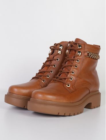 Bota Cano Curto Vittoria Pegada Feminina CARAMELO