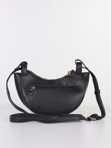 Bolsa Meia Lua Transversal Gash Feminina PRETO