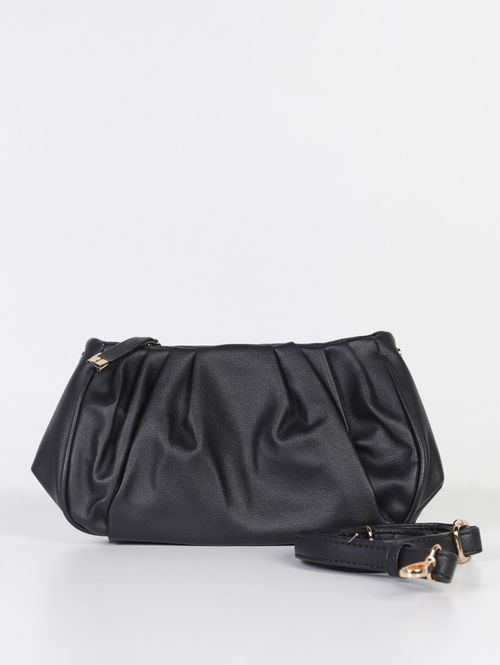 Bolsa 2 em 1 Transversal e Clutch Feminina PRETO