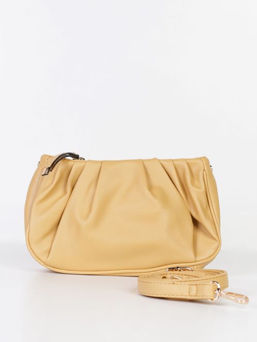 Bolsa 2 em 1 Transversal e Clutch Feminina AMARELO