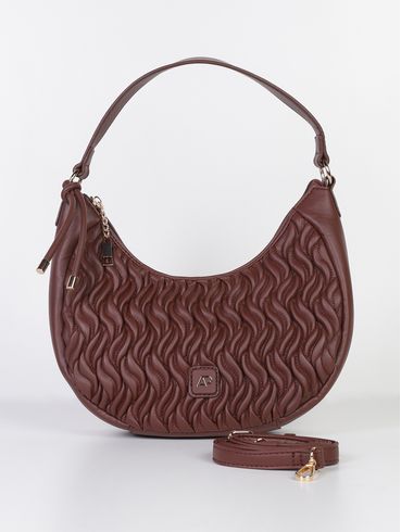 Bolsa Drapeada Feminina MARROM