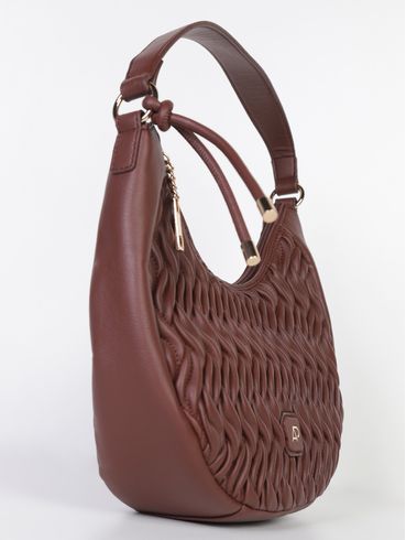 Bolsa Drapeada Feminina MARROM