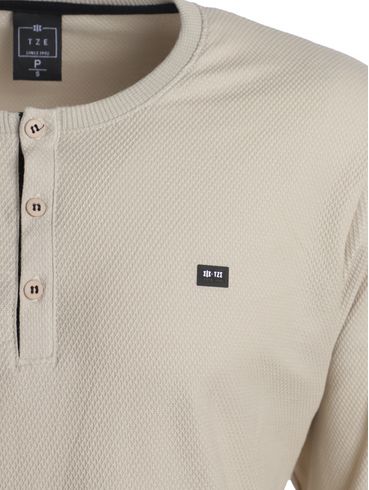 Camiseta Manga Longa Masculina BEGE