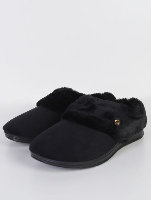Pantufa Slip Pegada Masculina PRETO