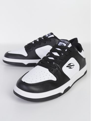 Tênis Casual Action Mormaii Masculino PRETO/BRANCO