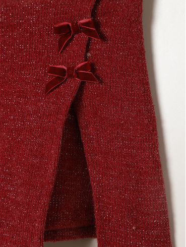 Short Saia Infantil Para Menina - BORDO