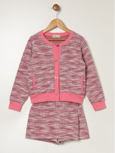 Conjunto Longo Kidy+ Infantil Para Menina - ROSA