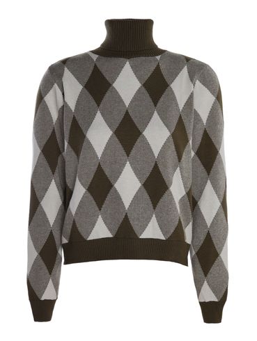 Blusão Tricot Xadrez Feminino VERDE