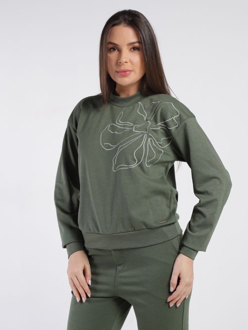 Blusão Manga Longa Feminino VERDE
