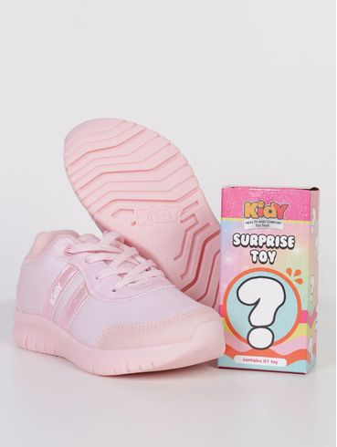 Tênis Brinquedo Surpresa Infantil Para Menina - NUDE