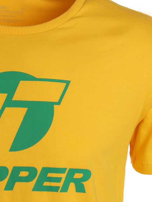 Camiseta Esportiva Topper Masculina Amarelo