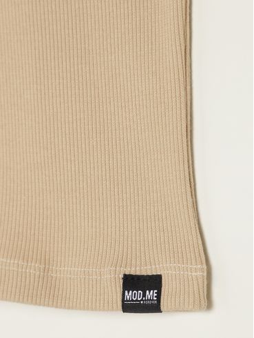 Blusa Manga Longa Juvenil Para Menina - BEGE