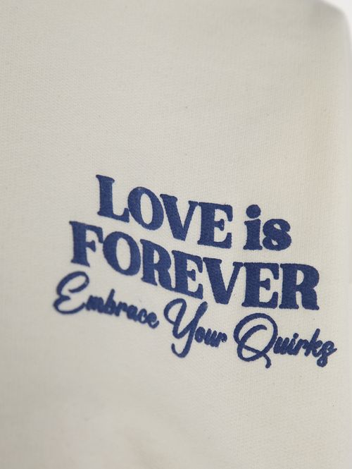 Moletom Manga Longa Feminino OFF WHITE