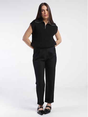 Colete Gola Alta Feminino PRETO