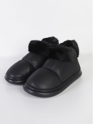 Pantufa Flowfa Taylor Feminina PRETO