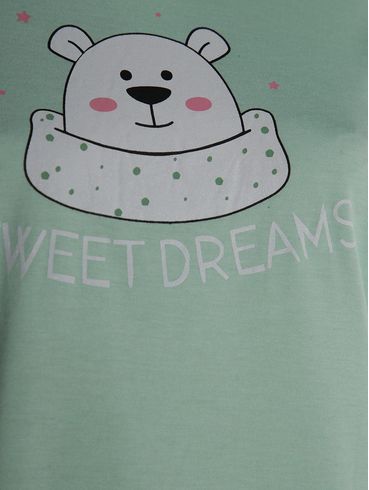 Pijama Longo Feminino VERDE