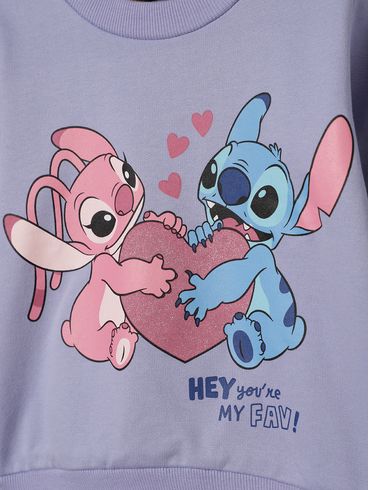 Moletom Disney Infantil Para Menina - LILAS