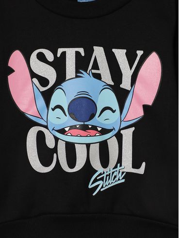 Moletom Disney Infantil Para Menina - PRETO