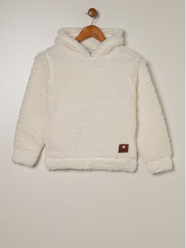 Blusão Juvenil Para Menina - OFF WHITE