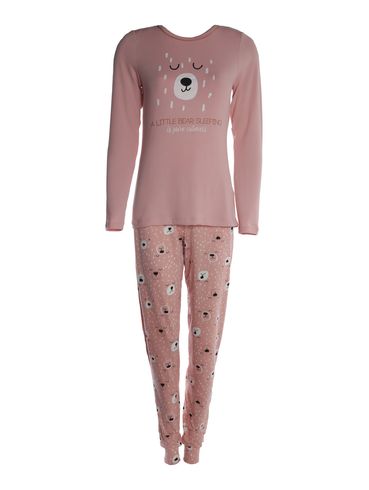Pijama Longo Suede Feminino ROSE