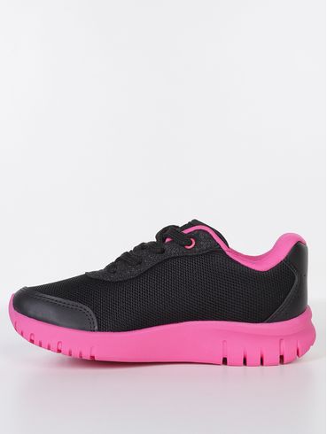 Tênis Brinquedo Surpresa Infantil Para Menina - PRETO/PINK