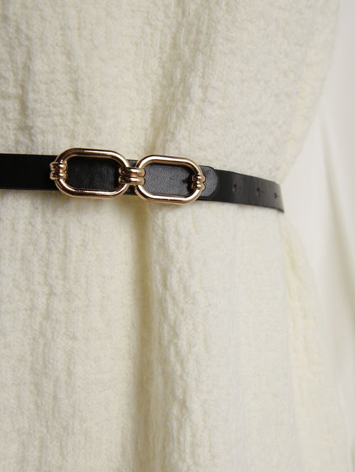 Camisa com Sobreposição Eagle Rock Feminina OFF WHITE