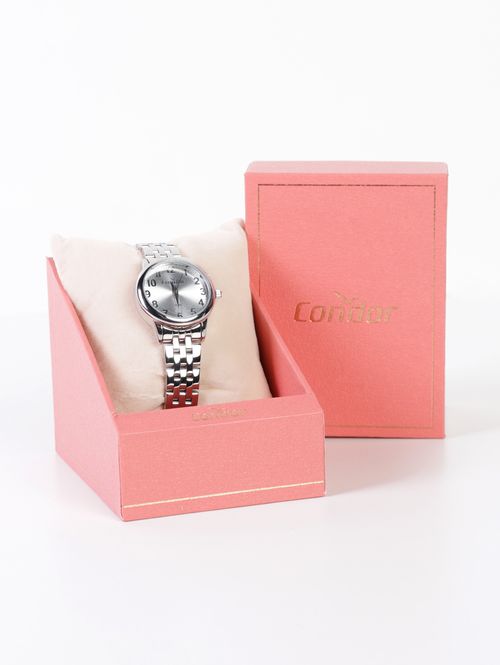 Relógio Condor Feminino PRATA