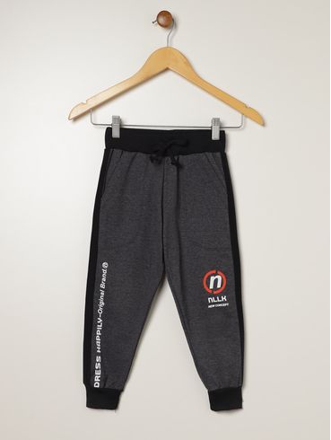 Calça Jogger Infantil Para Menino - CHUMBO