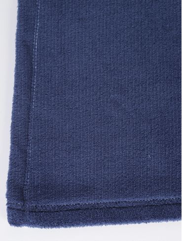 Manta Casal Fleece Liso MARINHO