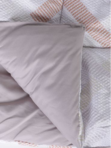 Edredom king Size Toque Acetinado Altenburg CINZA
