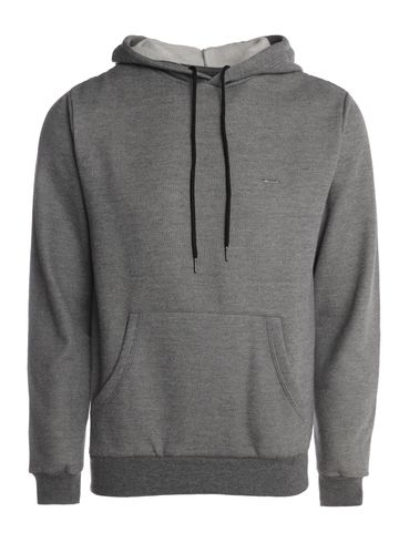 Moletom com Capuz Masculino MESCLA ESCURO