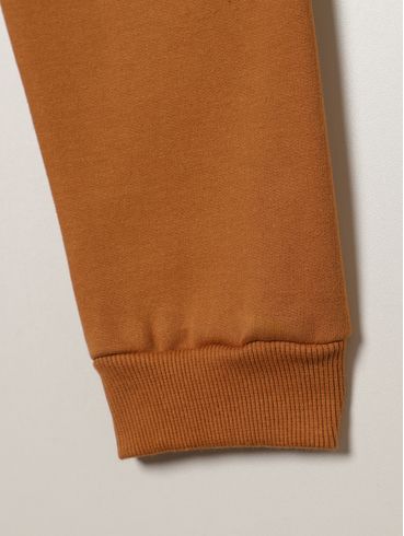 Calça Moletom Jogger Infantil Para Menina - BEGE