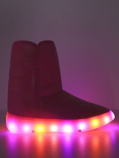 Bota Led Novopé Juvenil Para Menina - PINK