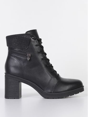 Bota Cano Curto Coturno Mississipi Feminina PRETO