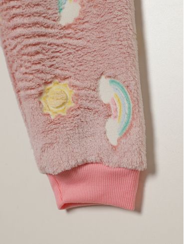 Pijama Longo Infantil Para Menina - ROSA CLARO