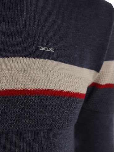 Suéter de Tricot Masculino MARINHO