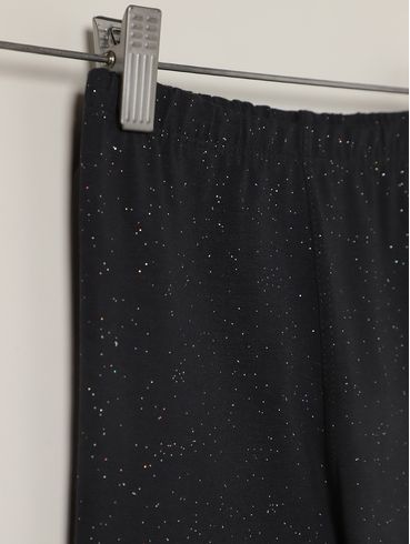 Calça Legging Infantil Para Menina - PRETO