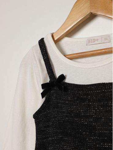 Vestido Infantil Para Menina - PRETO