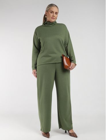 Conjunto Pantalona Autentique Plus Size Feminina VERDE