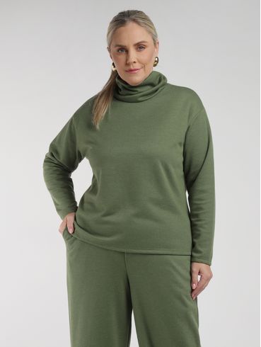 Conjunto Pantalona Autentique Plus Size Feminina VERDE