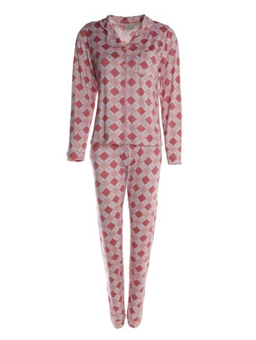 Pijama Suede Americano Feminino ROSA